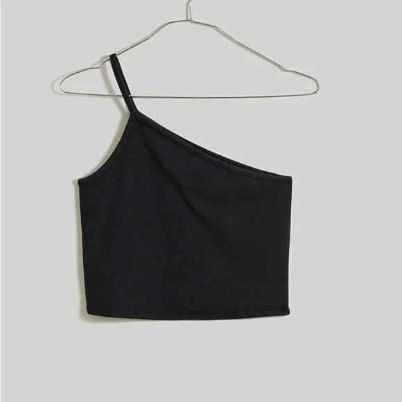 Madewell One Shoulder Crop Tank, NWT, Size XXS - Picture 1 of 8